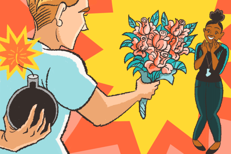 love bombing signs